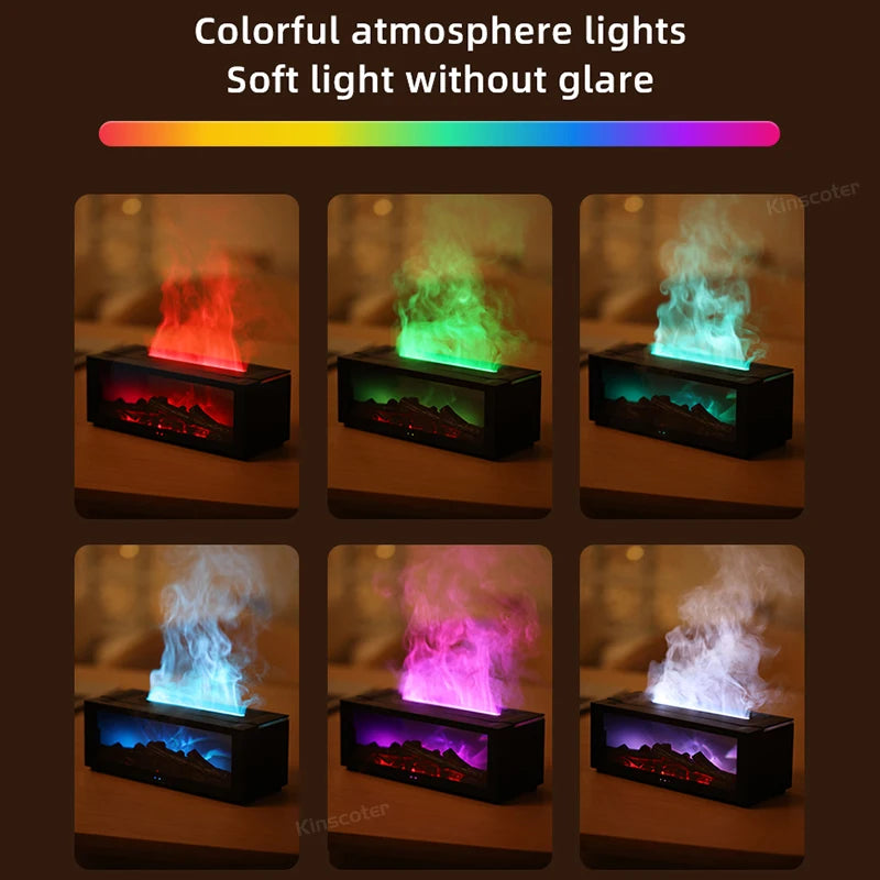 Colorful Flame Fireplace Aroma Diffuser