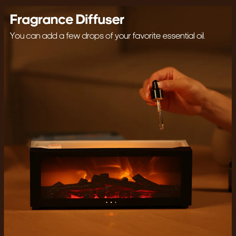 Colorful Flame Fireplace Aroma Diffuser