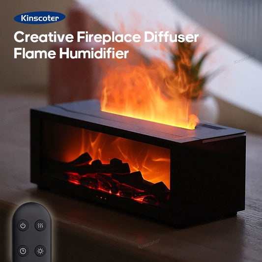 Colorful Flame Fireplace Aroma Diffuser